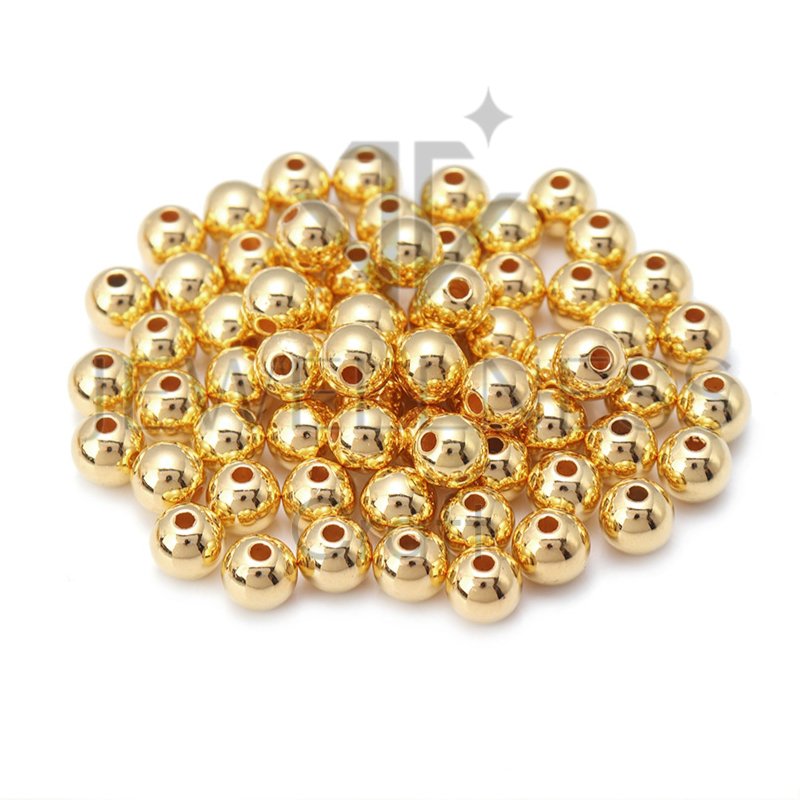 Silver/Gold Round Spacer Beads 3mm , 4mm SB004