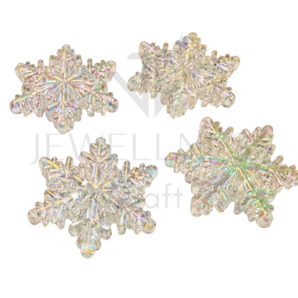 Christams Acrylic Snowflake Pendant /Connector BA001