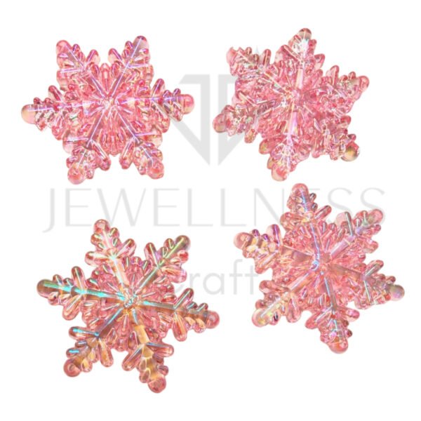 Christams Acrylic Snowflake Pendant /Connector BA001