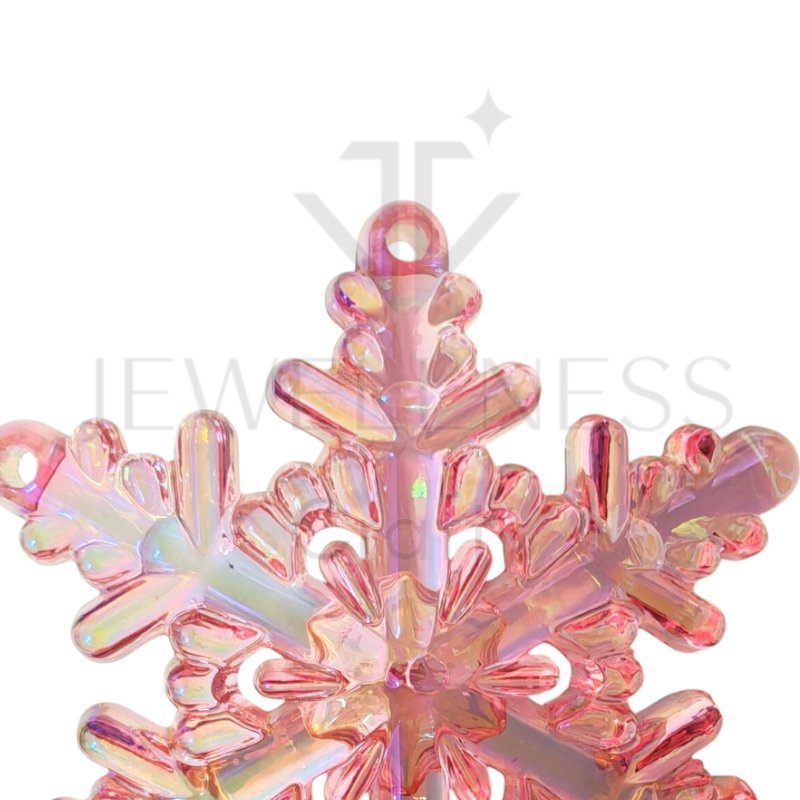 Christams Acrylic Snowflake Pendant /Connector BA001 Christams Acrylic Snowflake Pendant /Connector BA001