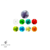 Octagon-shaped crystal beads 14mm CS004