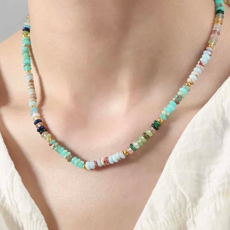 Artisan Gemstone Jewellery – Handmade Gemstone Necklace HM005 Artisan Gemstone Jewellery – Handmade Gemstone Necklace HM005