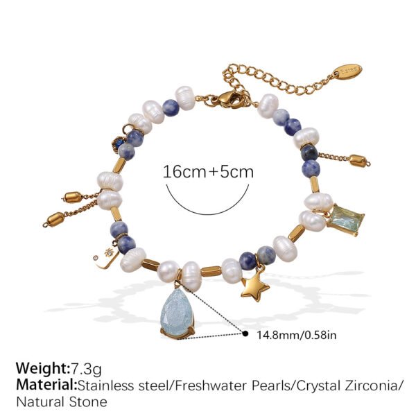 Handmade Gemstone Necklace and Bracelet With Stainless Steel Findings CGEM1002