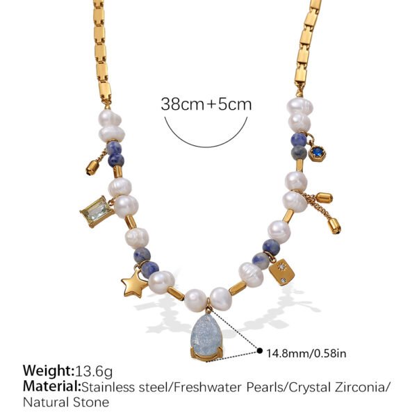 Handmade Gemstone Necklace and Bracelet With Stainless Steel Findings CGEM1002