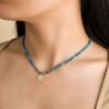 Handmade Blue Gemstone Necklace CGEM1011
