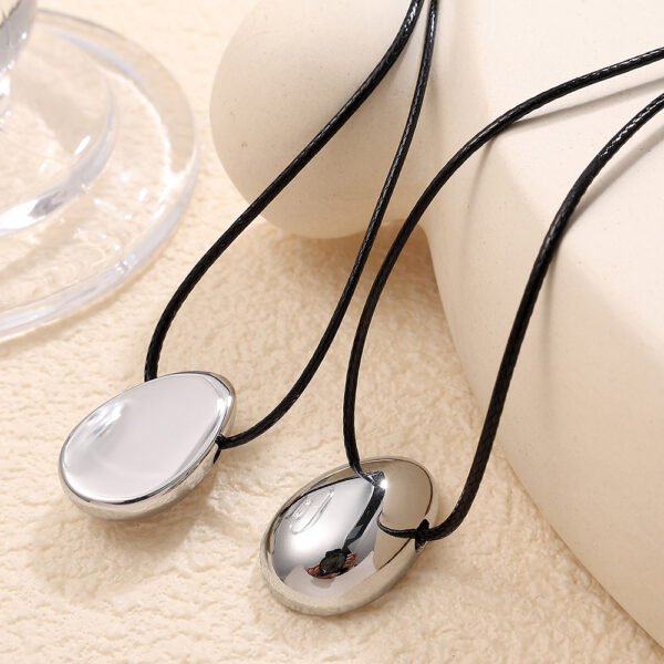 Handmade Pendant Necklace With Black Cord CGEM1006